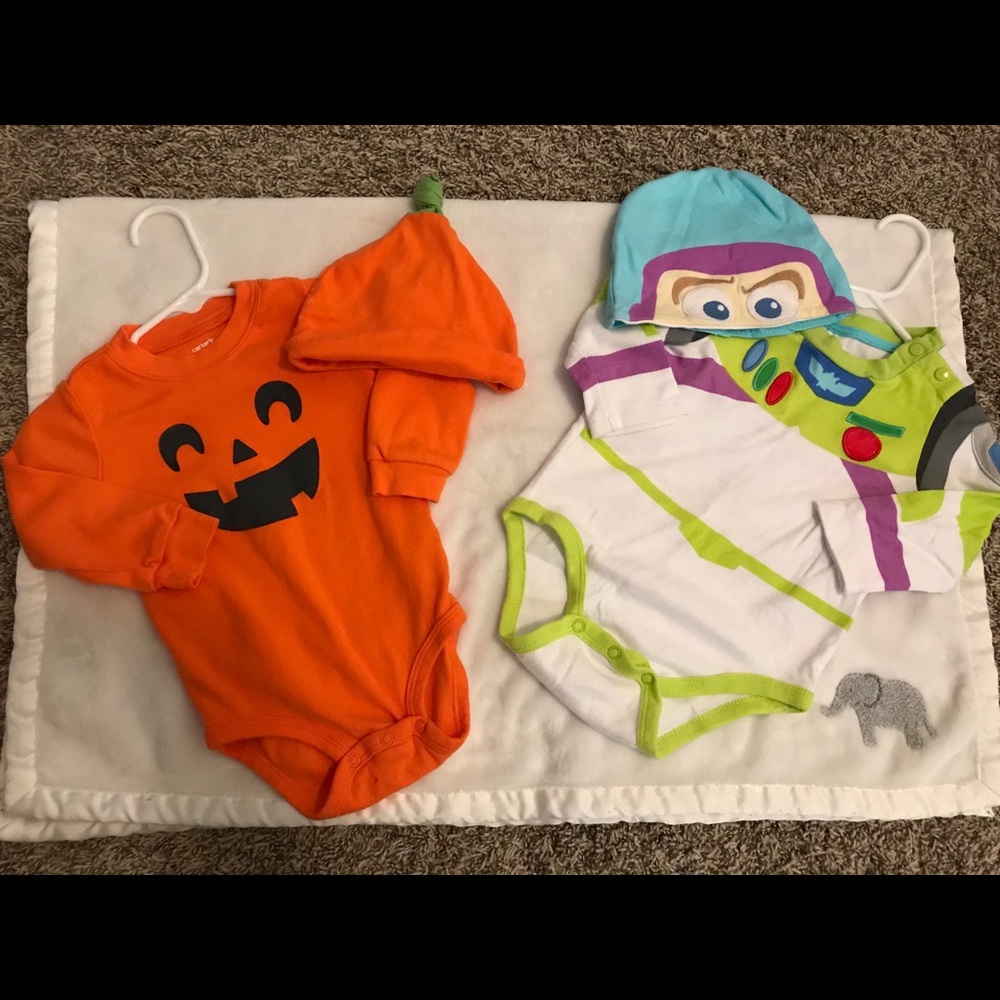 Two little boy Halloween outfits (18-24 months)